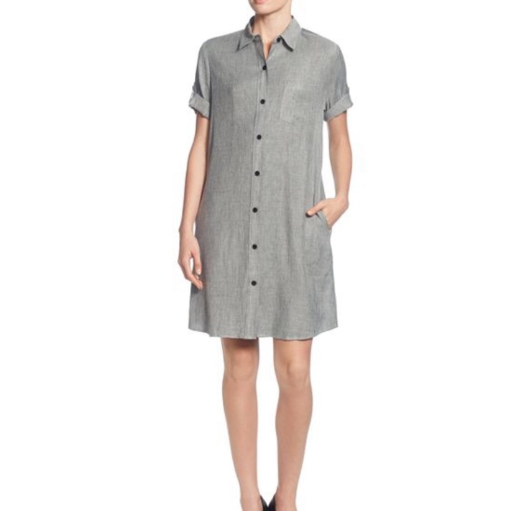 NWT Tahari Linen Shirt Dress
